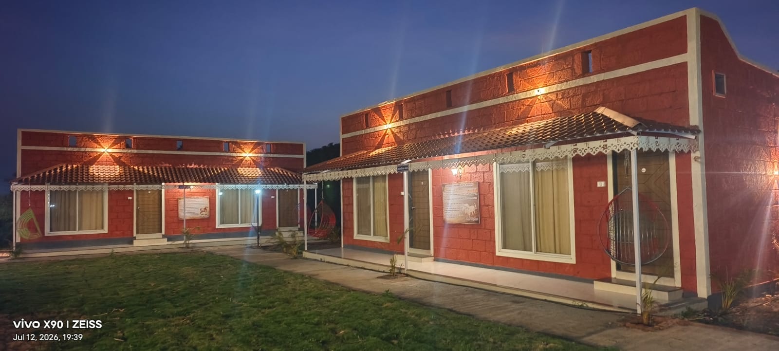Cottages at twilight